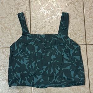 Floral Teal Women's Top